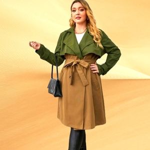 Plus Size Trench Coat